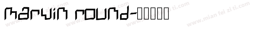 marvin round字体转换